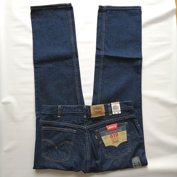Levi's 619 Jeans Orange Tab 36x32 NWT - Picture 5 of 11